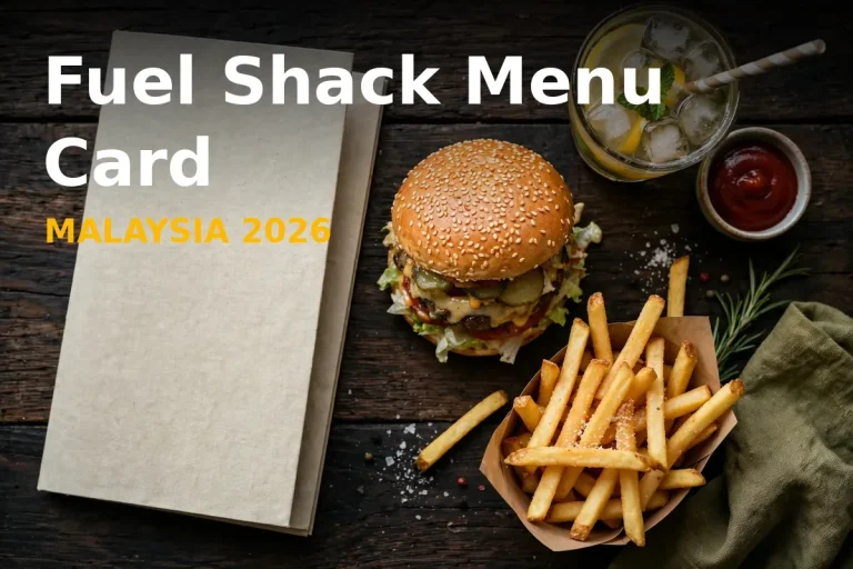 Fuel Shack Menu Card Prices Malaysia 2026