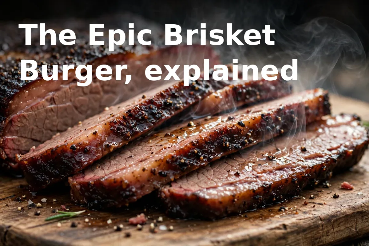 The Epic Brisket Burger, explained