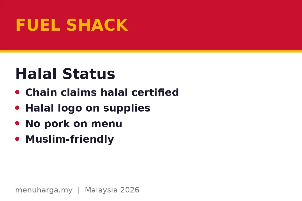Is Fuel Shack halal?