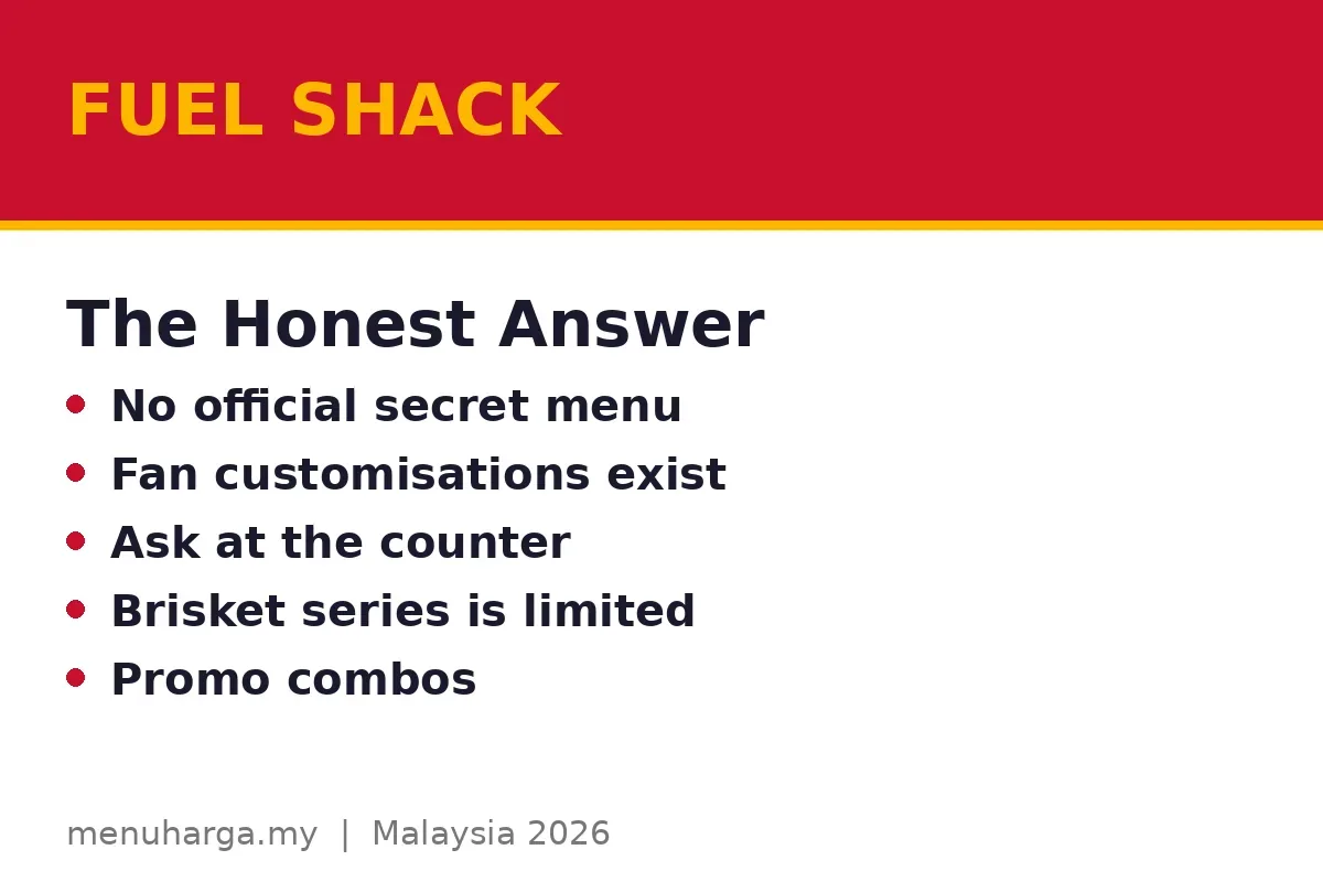 Does Fuel Shack have a secret menu?