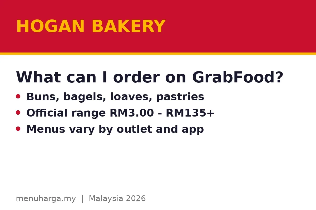 What can I order on GrabFood?