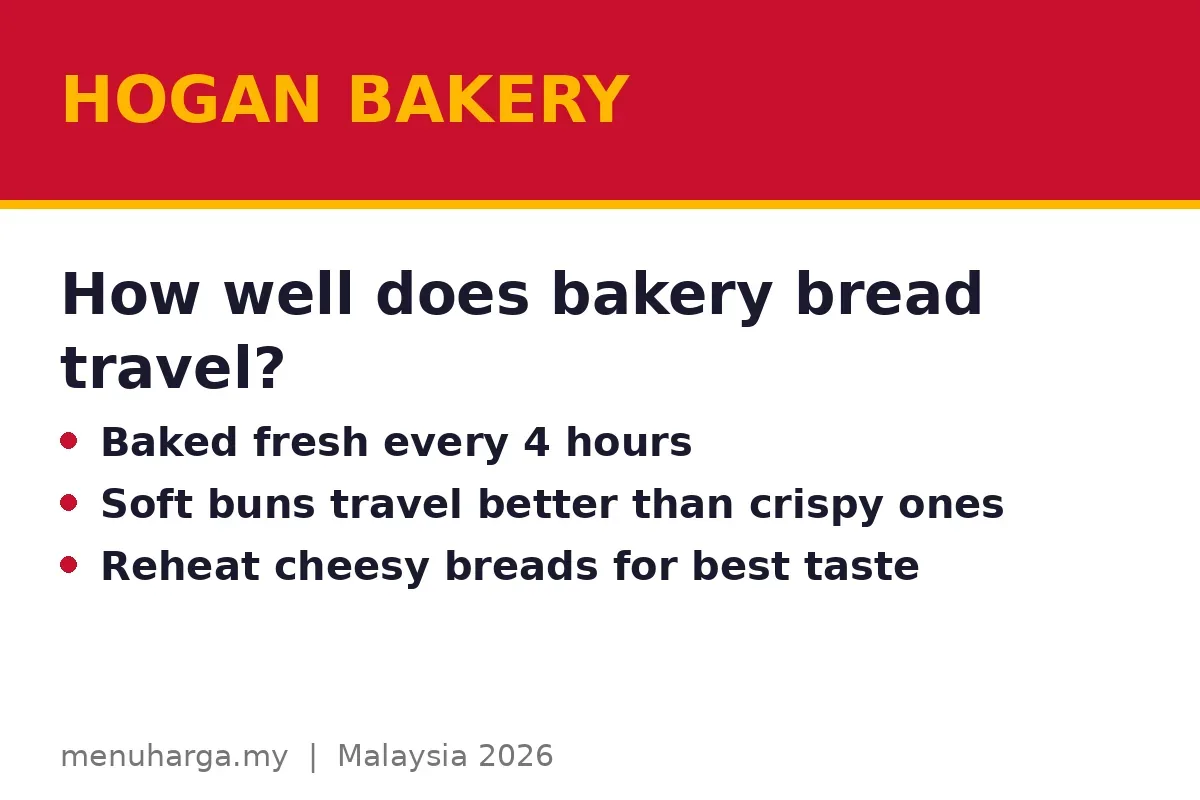 How well does Hogan Bakery bread travel?
