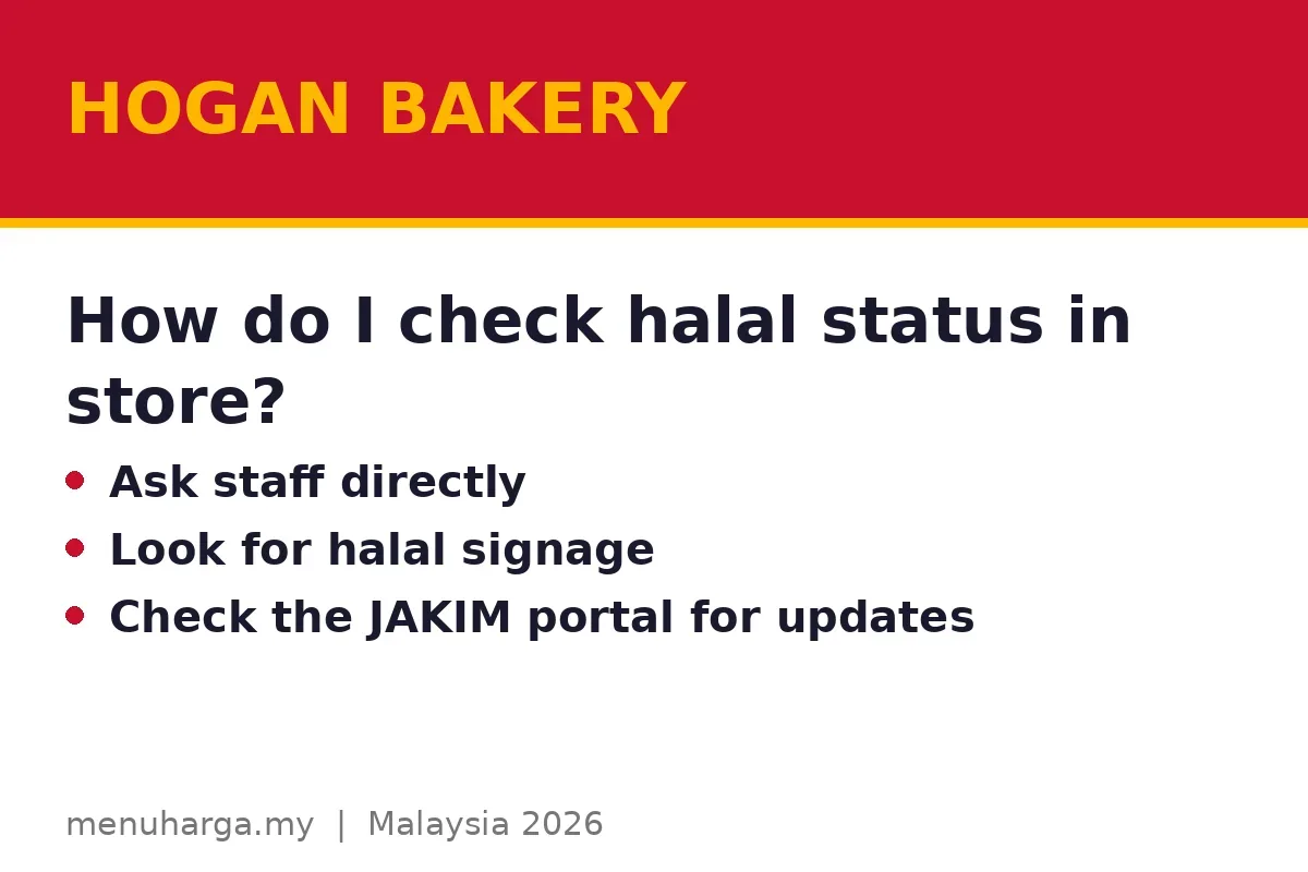 How do I check halal status in store?