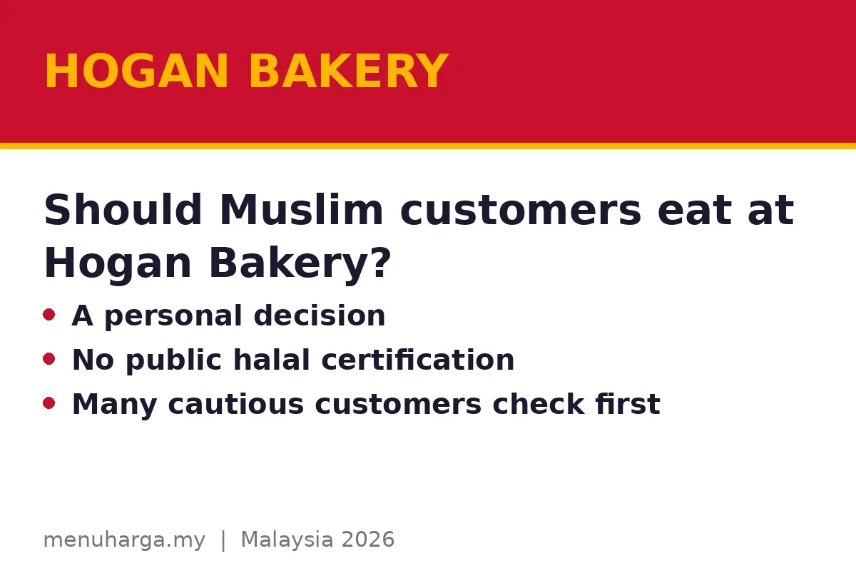 Should Muslim customers eat at Hogan Bakery?