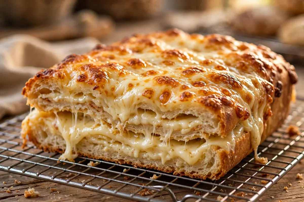 The Cheesy Jumbo Bread, baked once a day