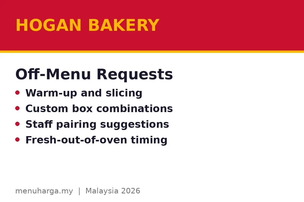 What off-menu requests can you ask for?