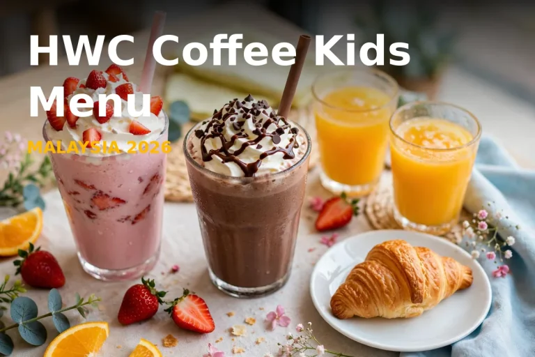 HWC Coffee Kids Menu Prices Malaysia 2026
