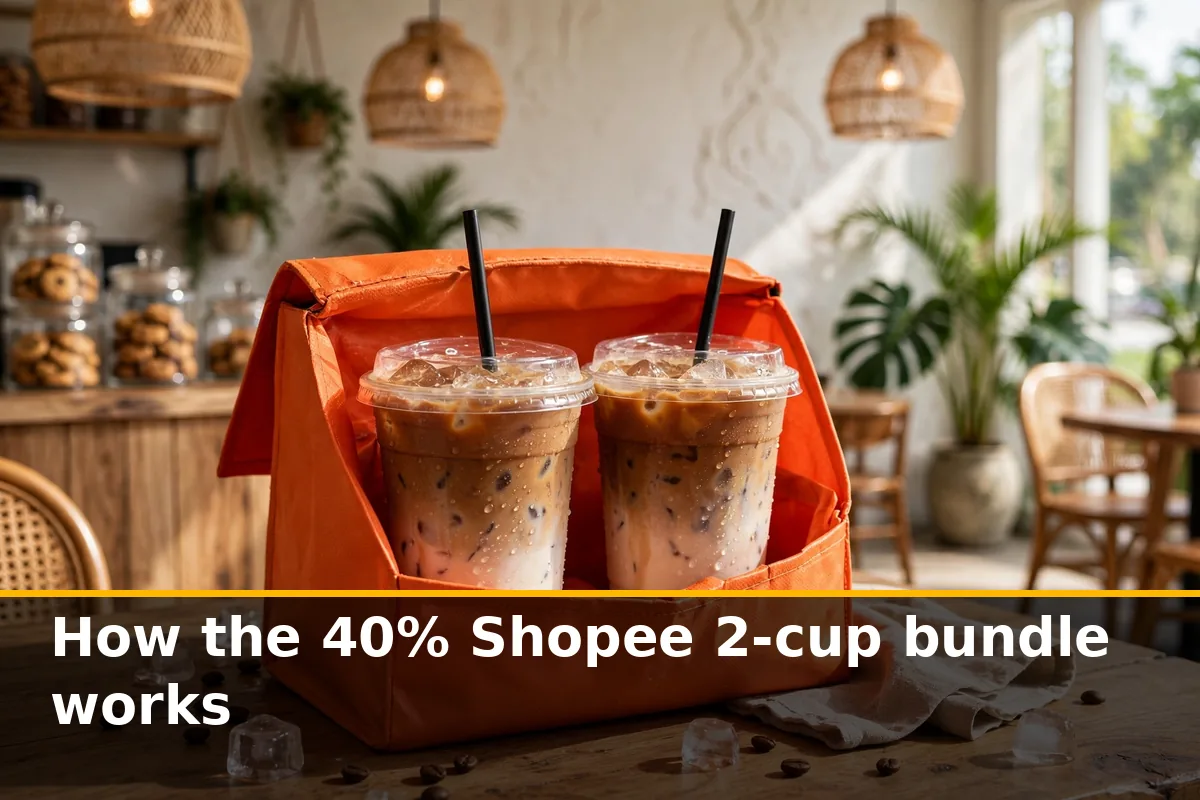 How the 40% Shopee 2-cup bundle works