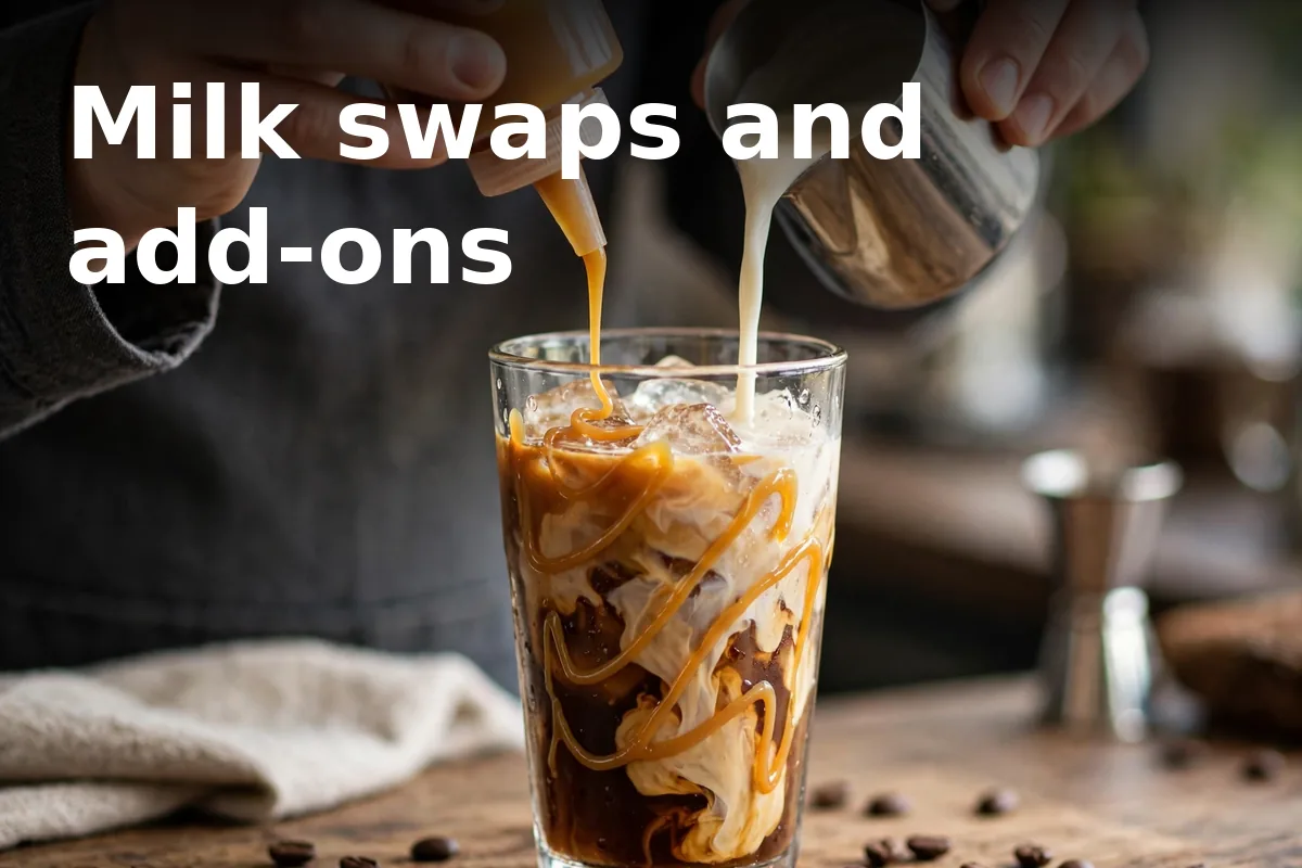 Milk swaps and add-ons