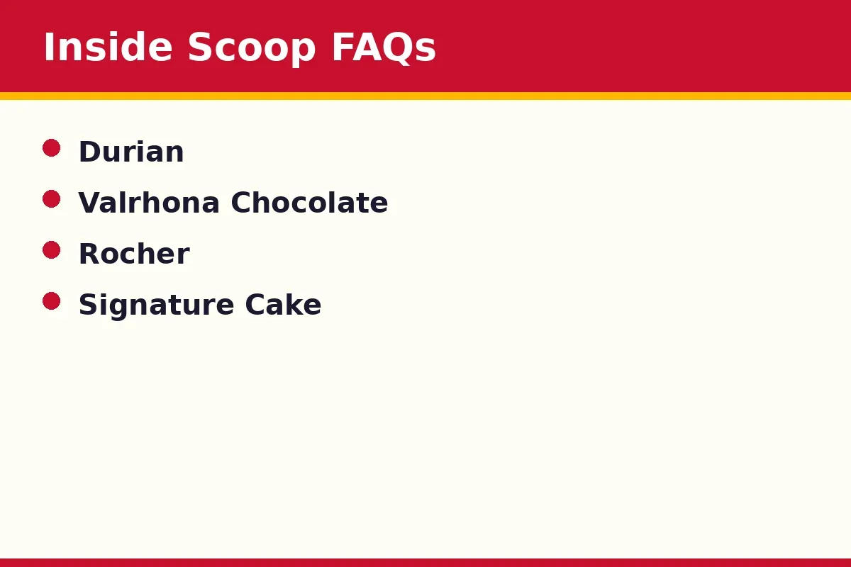 Inside Scoop menu FAQs