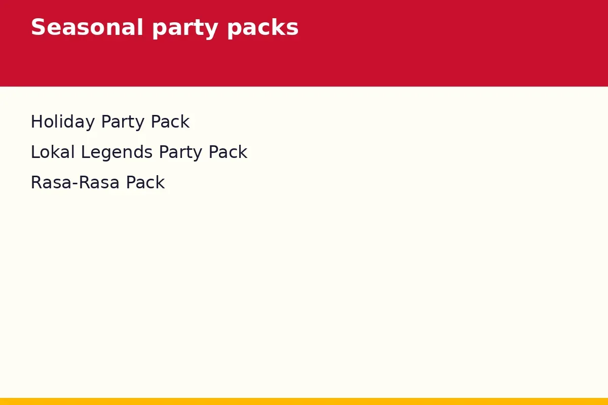 What seasonal party packs has Inside Scoop sold?