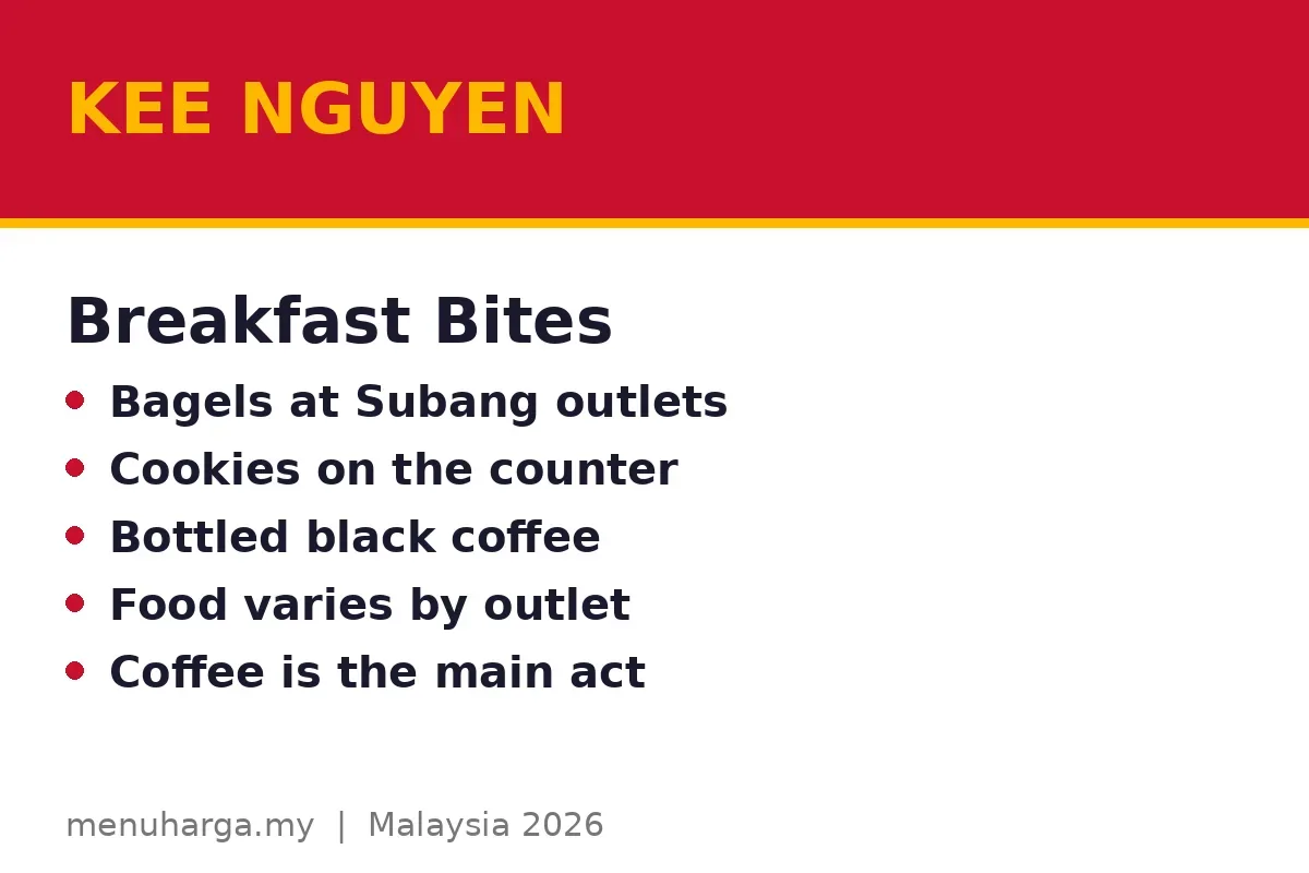 Does Kee Nguyen serve any breakfast food?