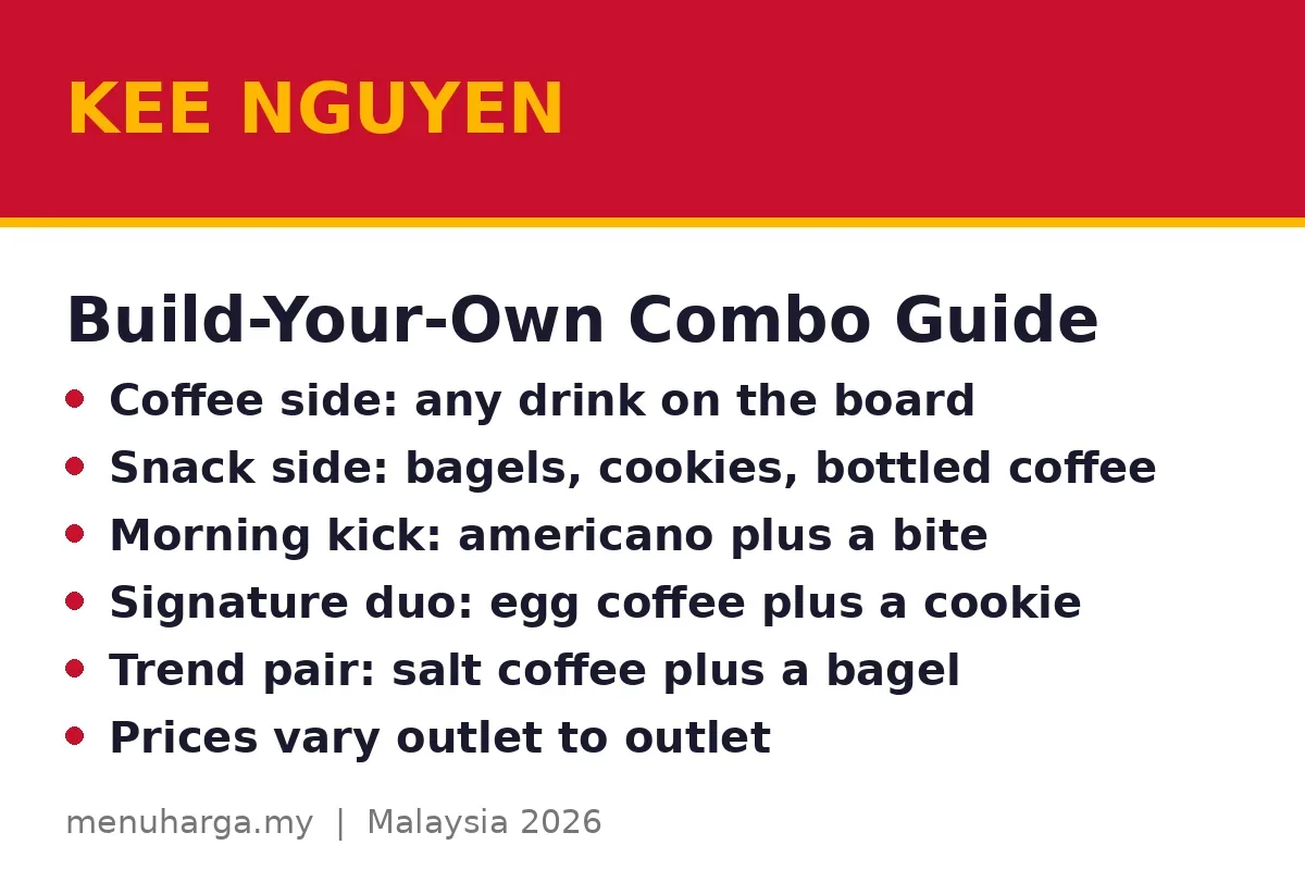 Does Kee Nguyen sell official combo meals?