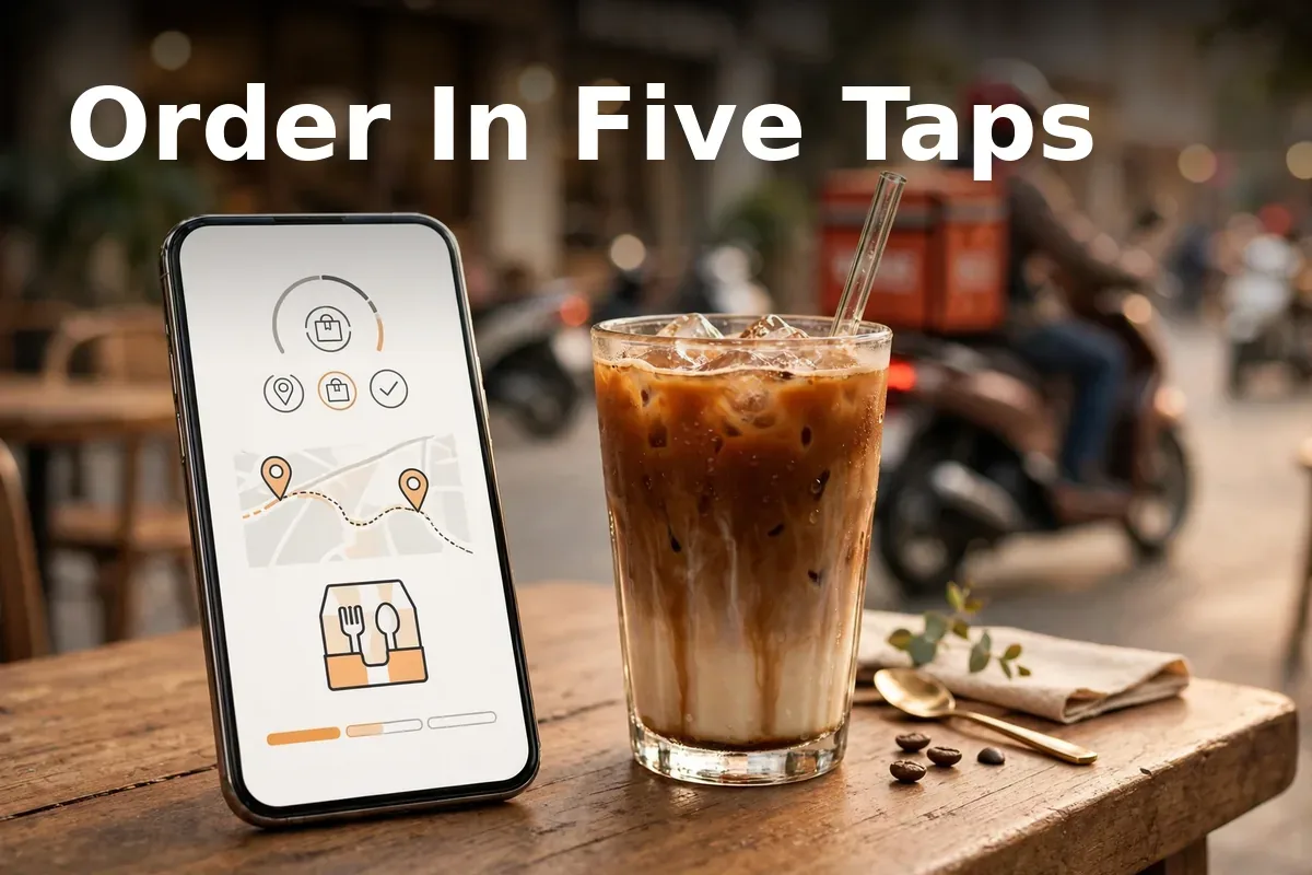 Order In Five Taps