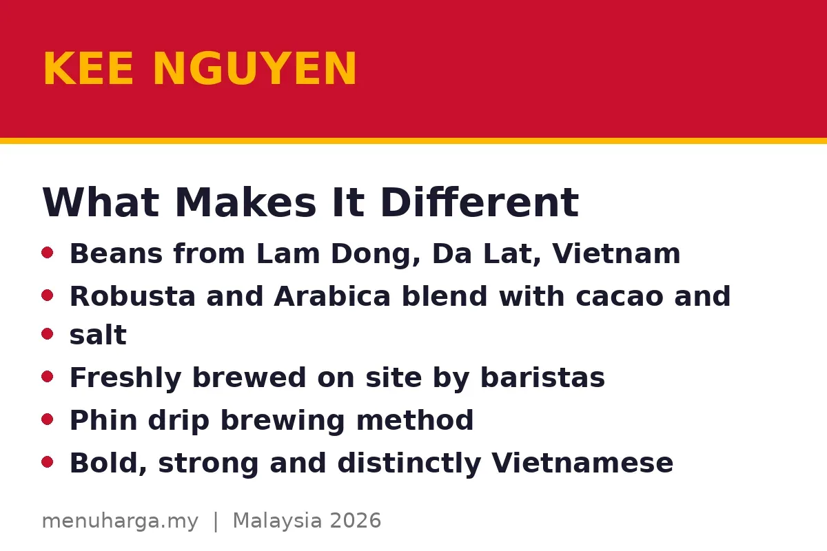 Why does Kee Nguyen coffee taste different?