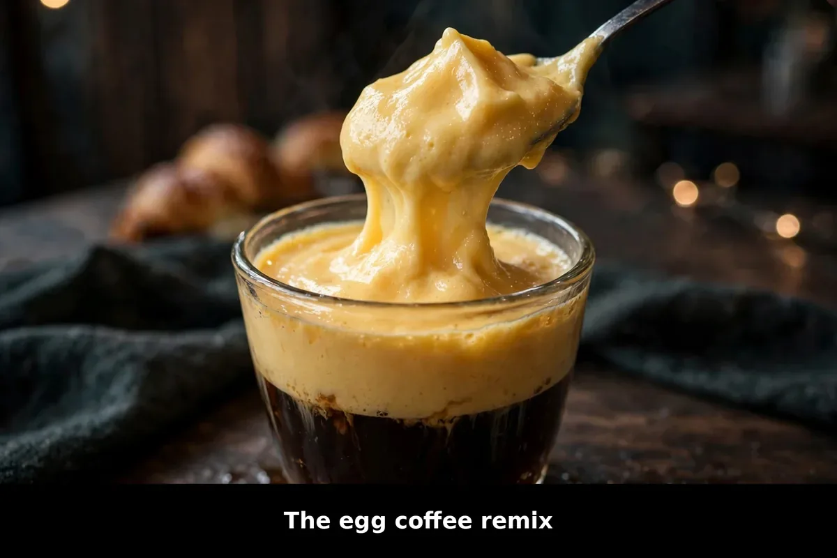 The egg coffee remix