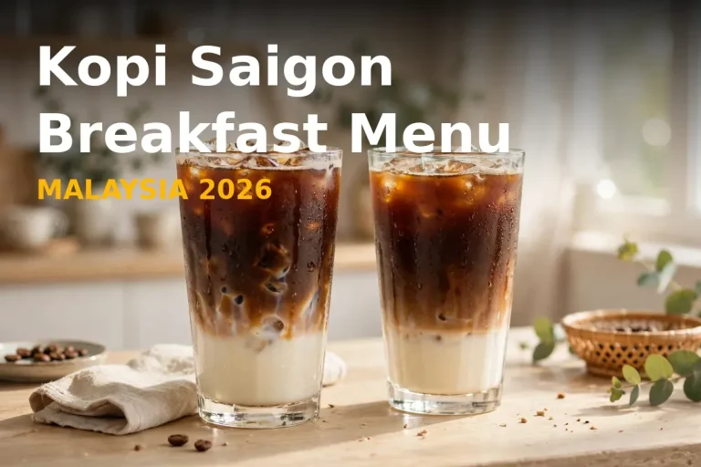 Kopi Saigon Breakfast Menu Prices Malaysia 2026