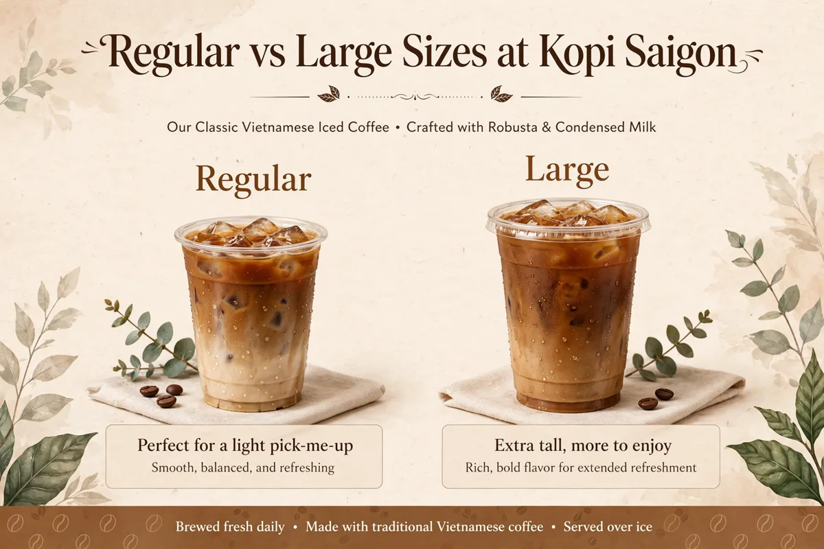 How do Regular and Large sizes work?