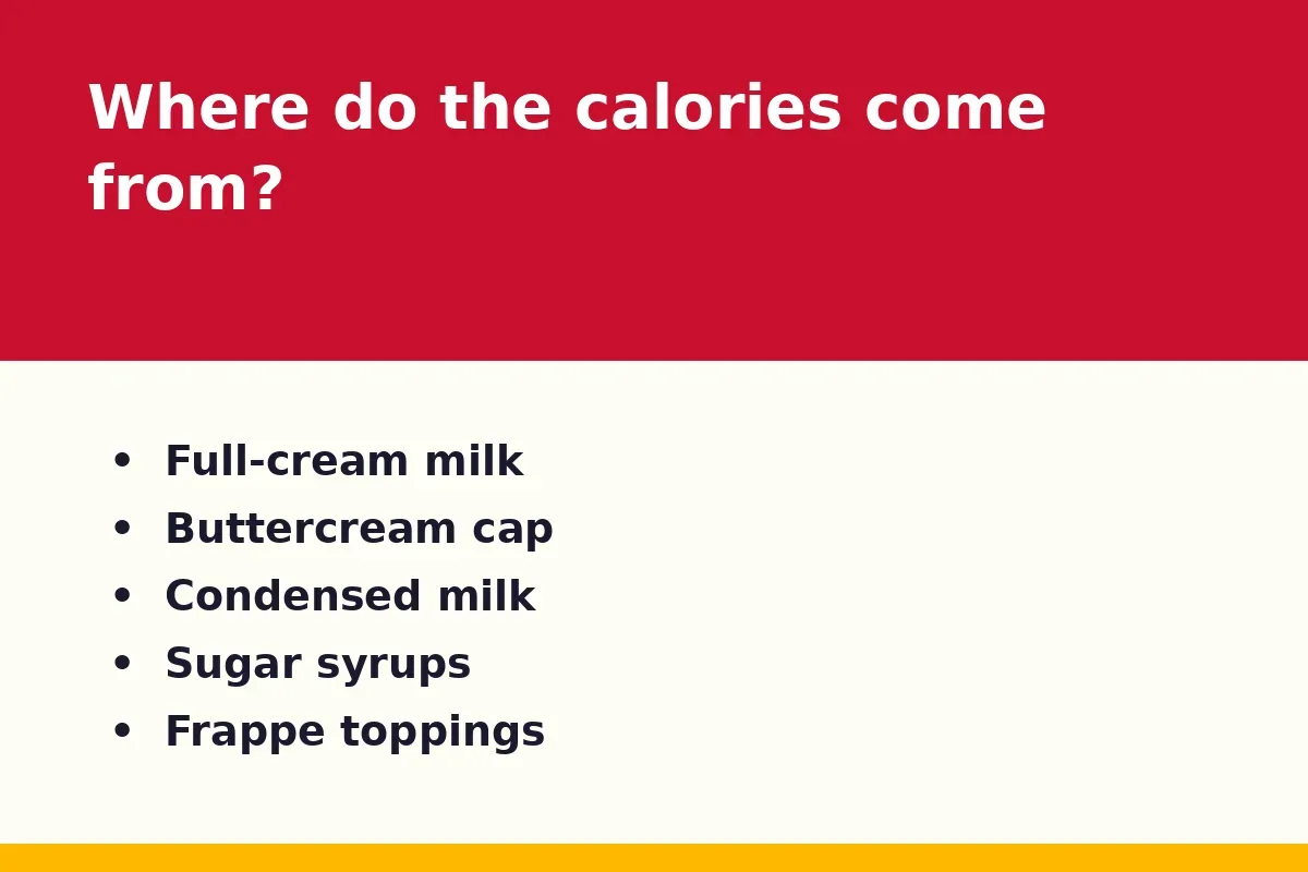 Where do the calories come from?