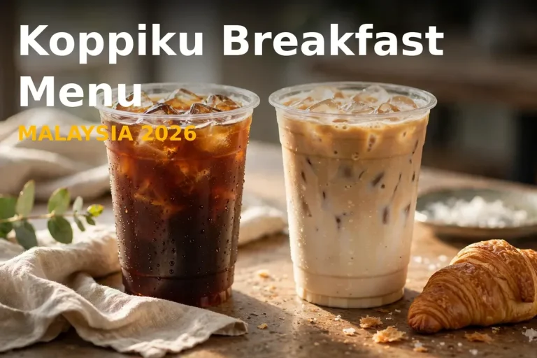 Koppiku Breakfast Menu Prices Malaysia 2026