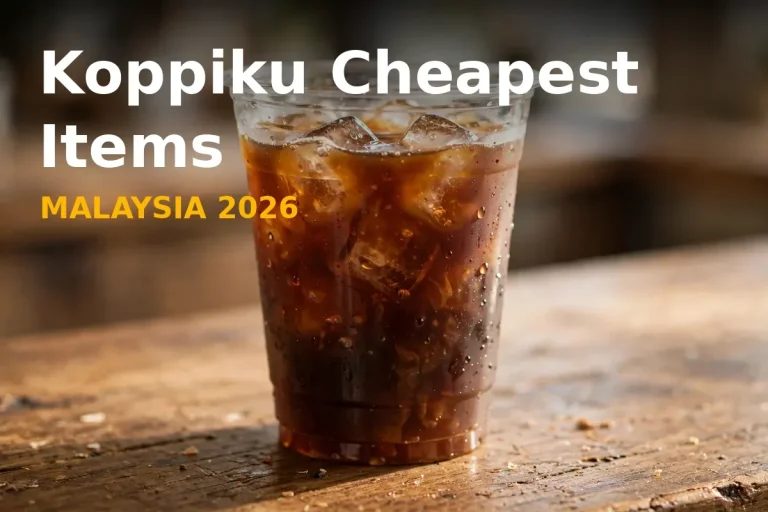 Koppiku Cheapest Items Prices Malaysia 2026