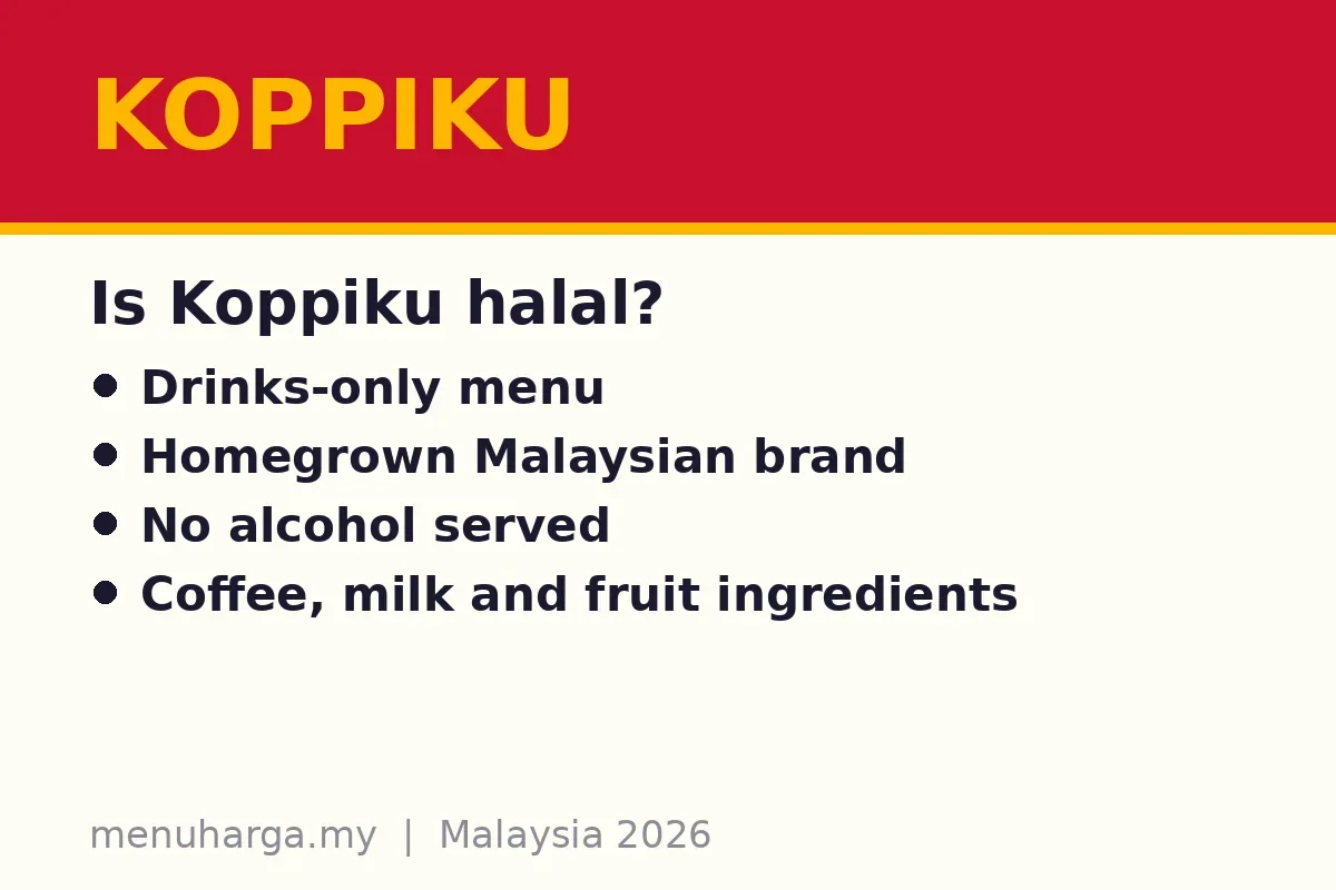 Is Koppiku halal?