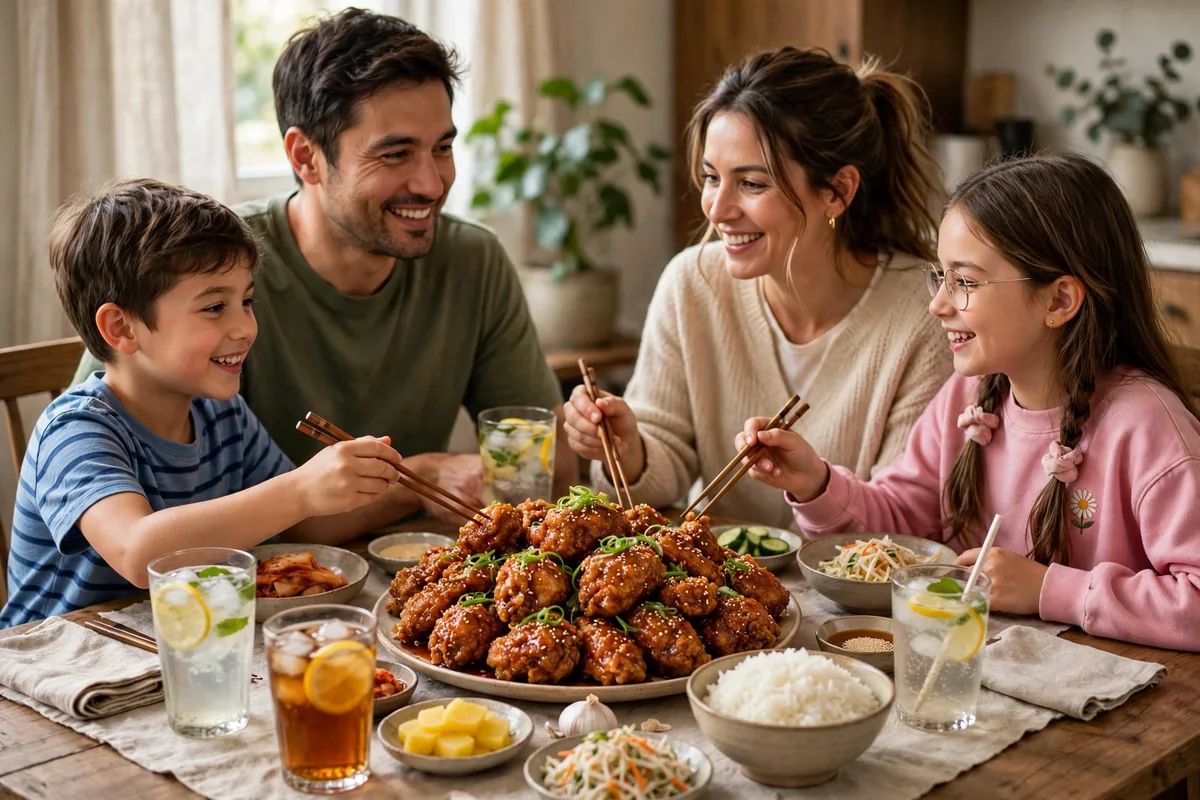 How do you feed the whole family at Kyochon?