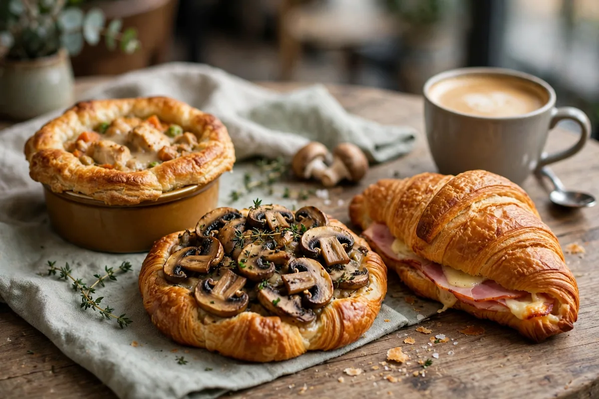 What savoury bakes can you get at L.Cafe?