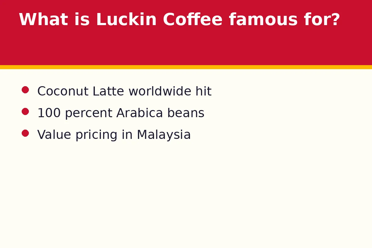 What is Luckin Coffee famous for in Malaysia?