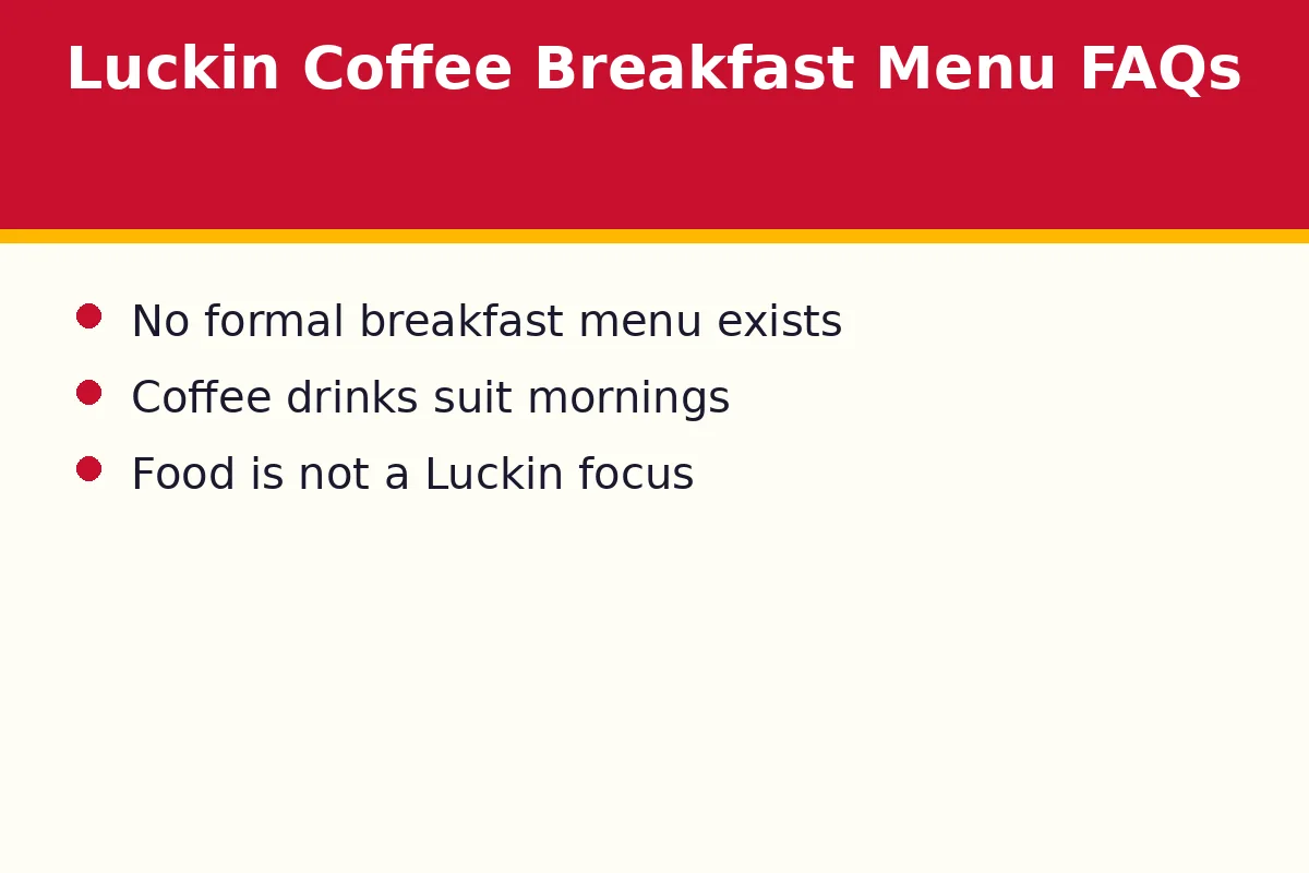 Luckin Coffee Breakfast Menu FAQs