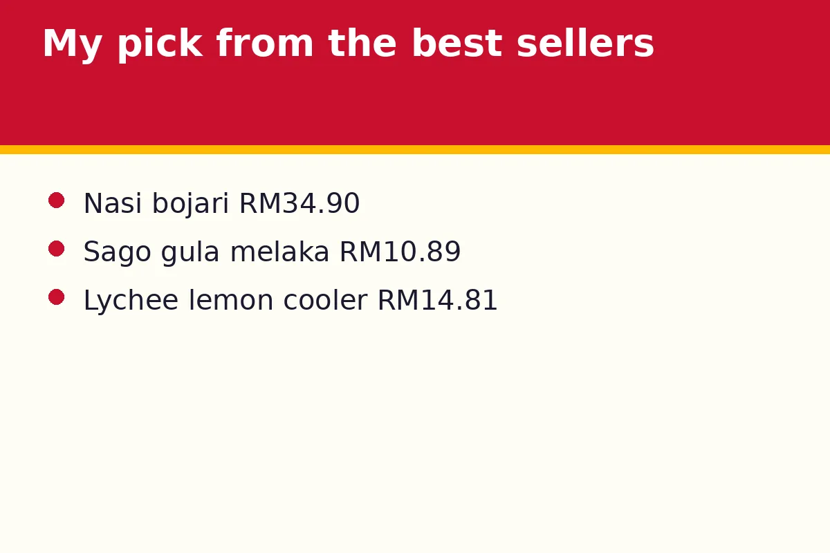 My pick from the best sellers