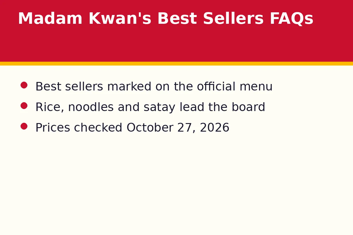 Madam Kwan's best sellers FAQs