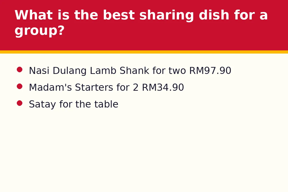 What is the best sharing dish for a group?