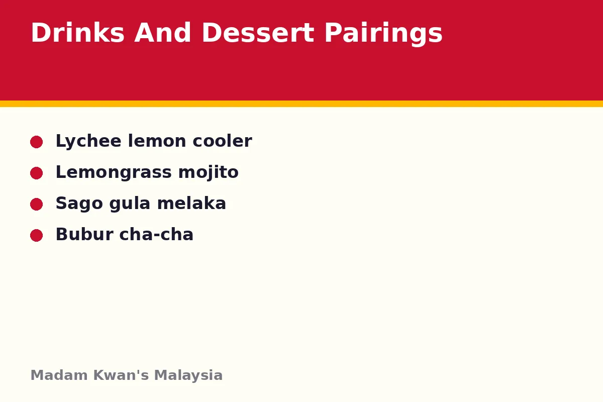 Which drinks and desserts pair best with a custom order?
