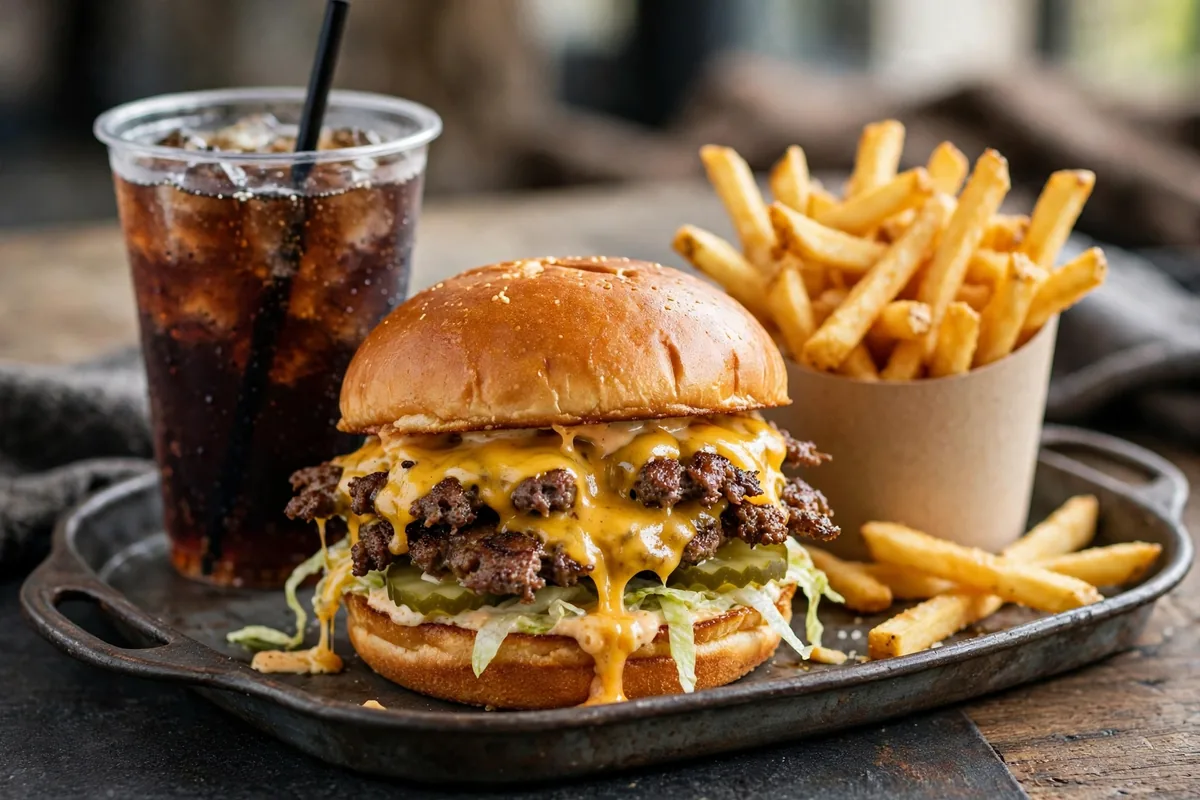 How do you build the cheapest full meal at myBurgerLab?