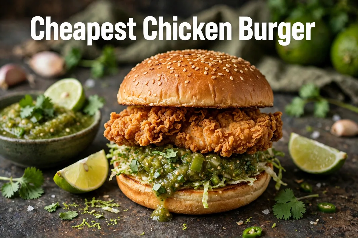 Cheapest Chicken Burger