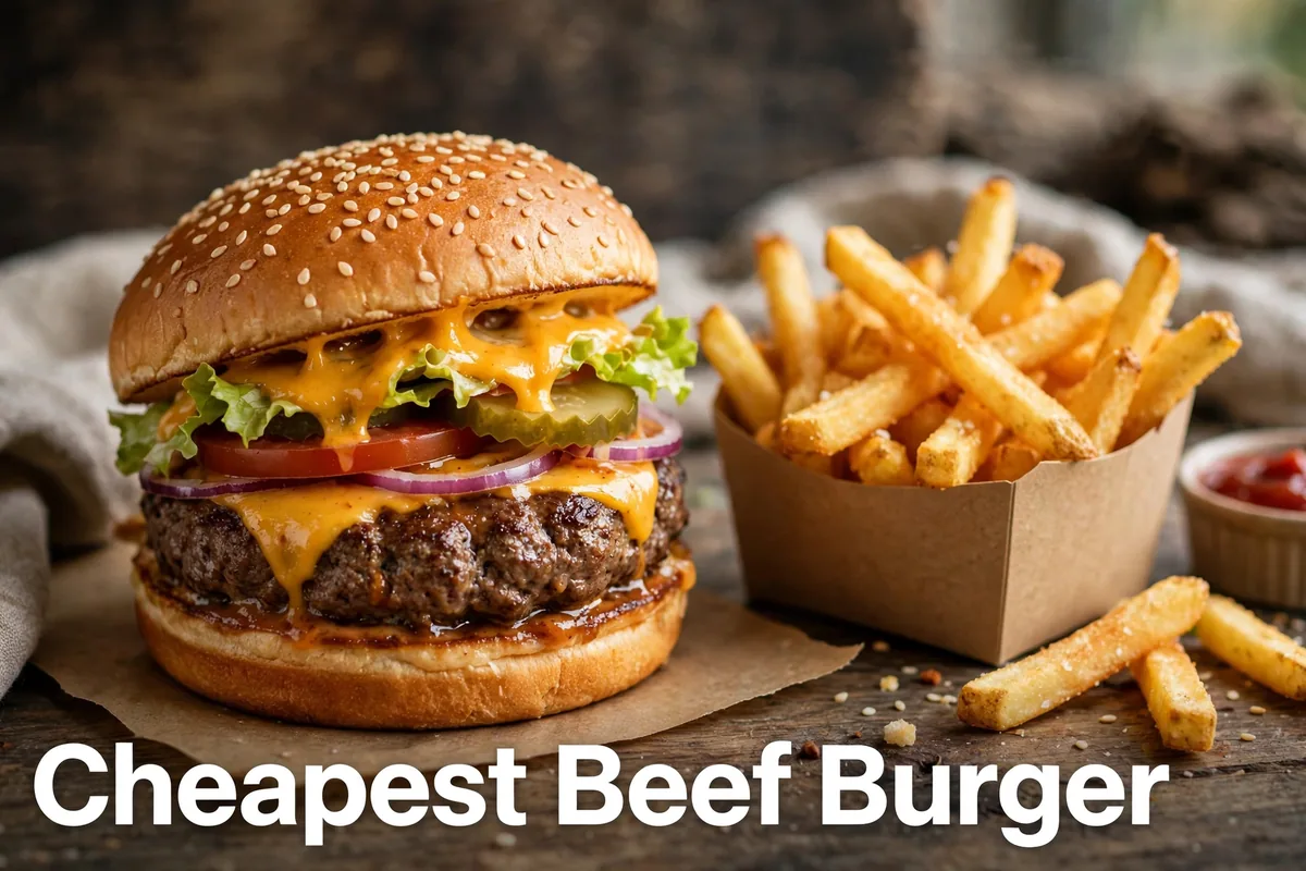 Cheapest Beef Burger