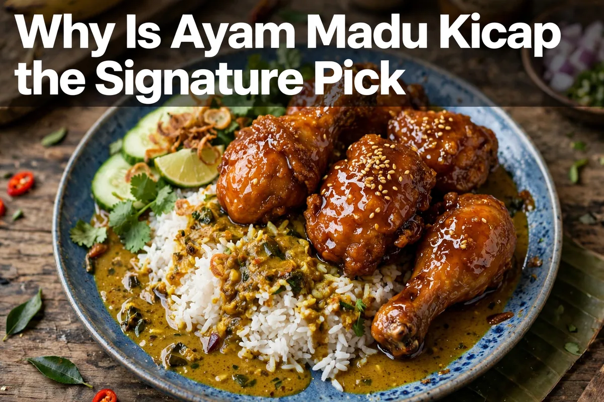 Why is ayam madu kicap the signature pick?