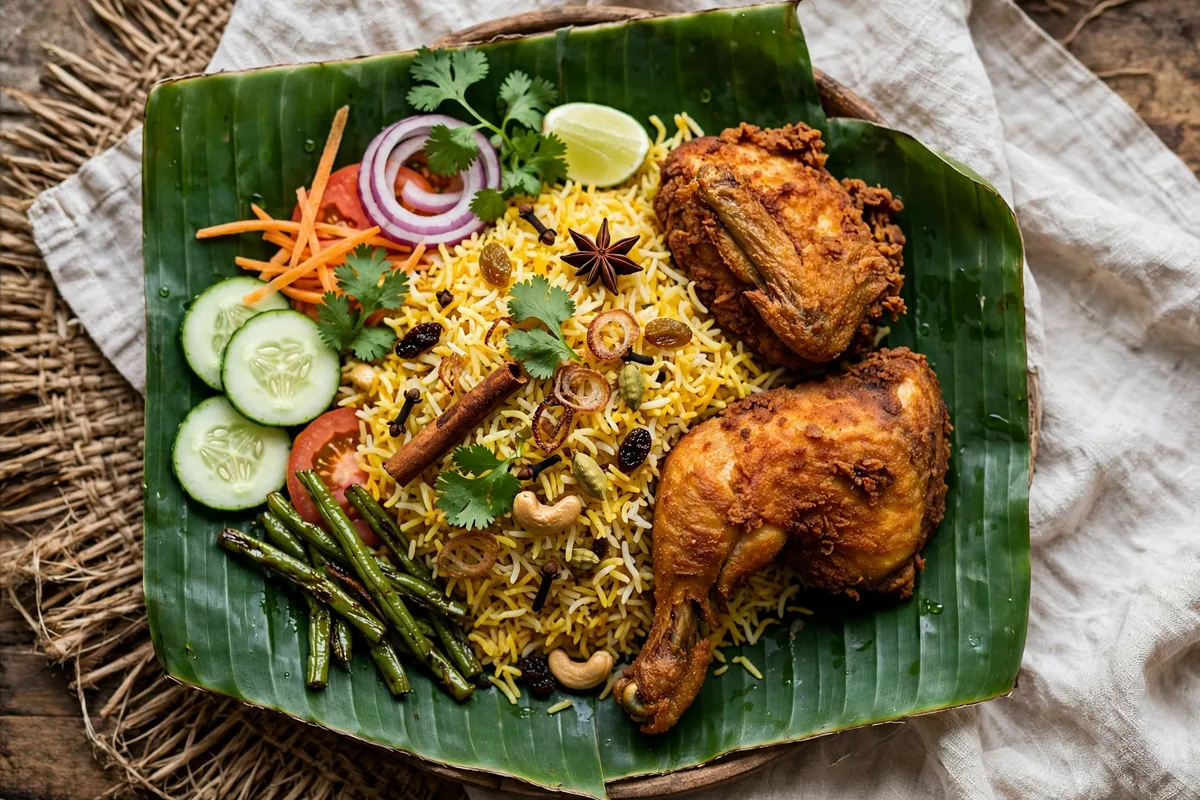 What does the nasi briyani menu cost at Pelita?