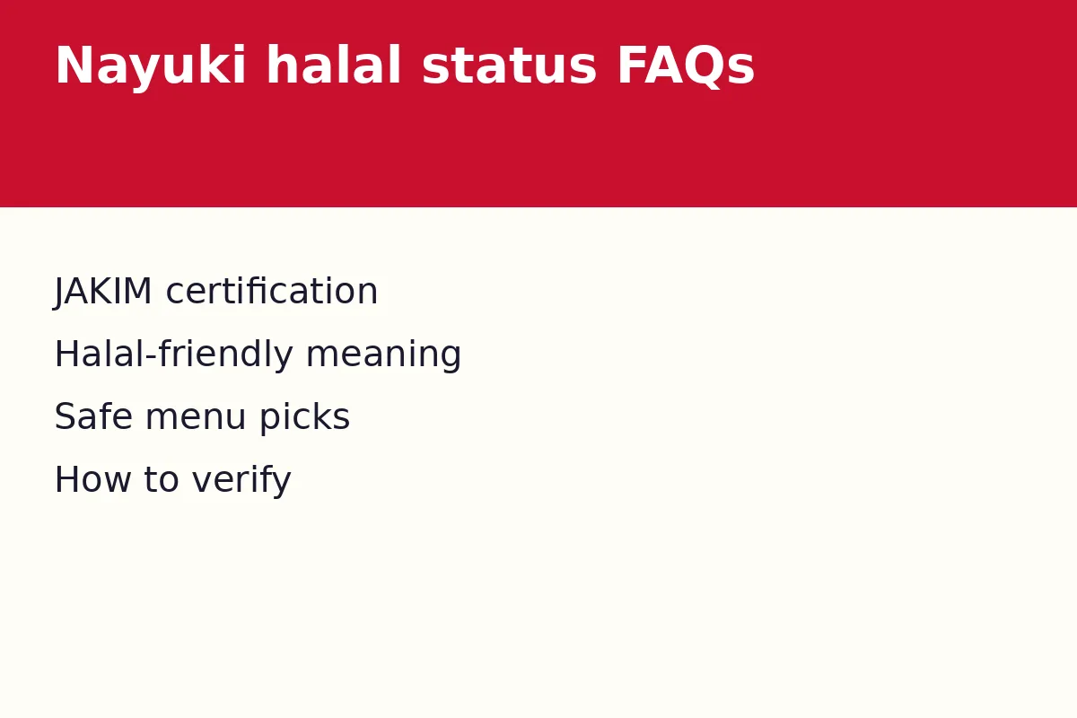 Nayuki halal status FAQs