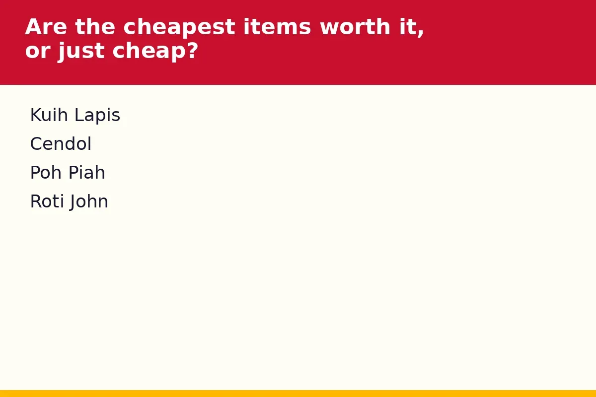 Are the cheapest items worth it, or just cheap?
