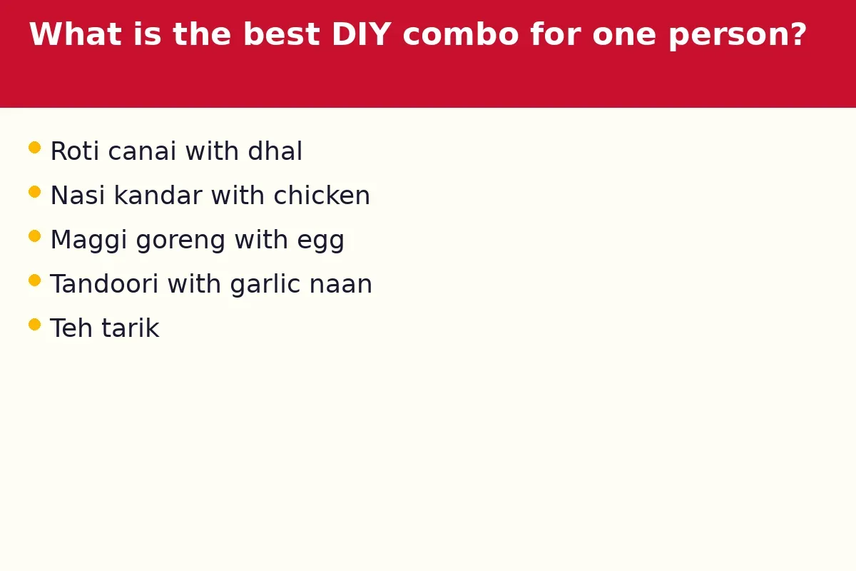 What is the best DIY combo for one person?