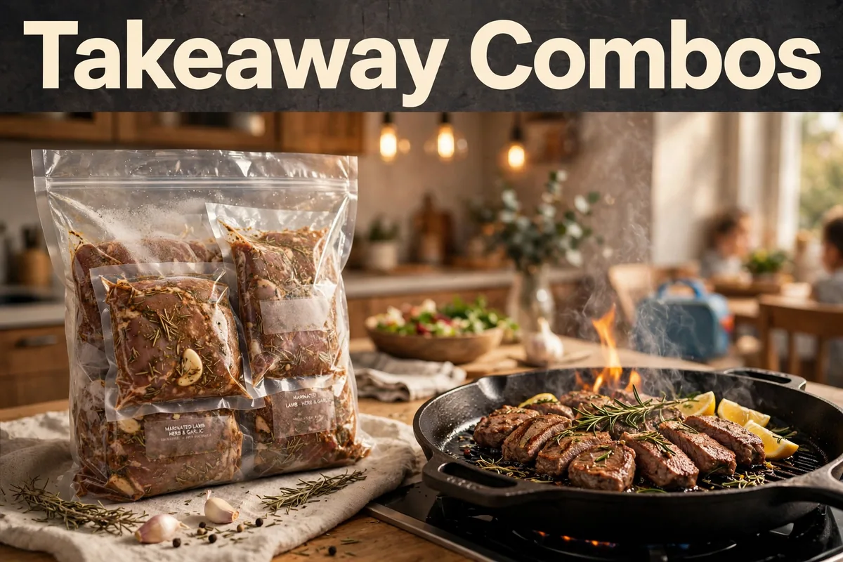 Do combo-style orders work for delivery and takeaway?
