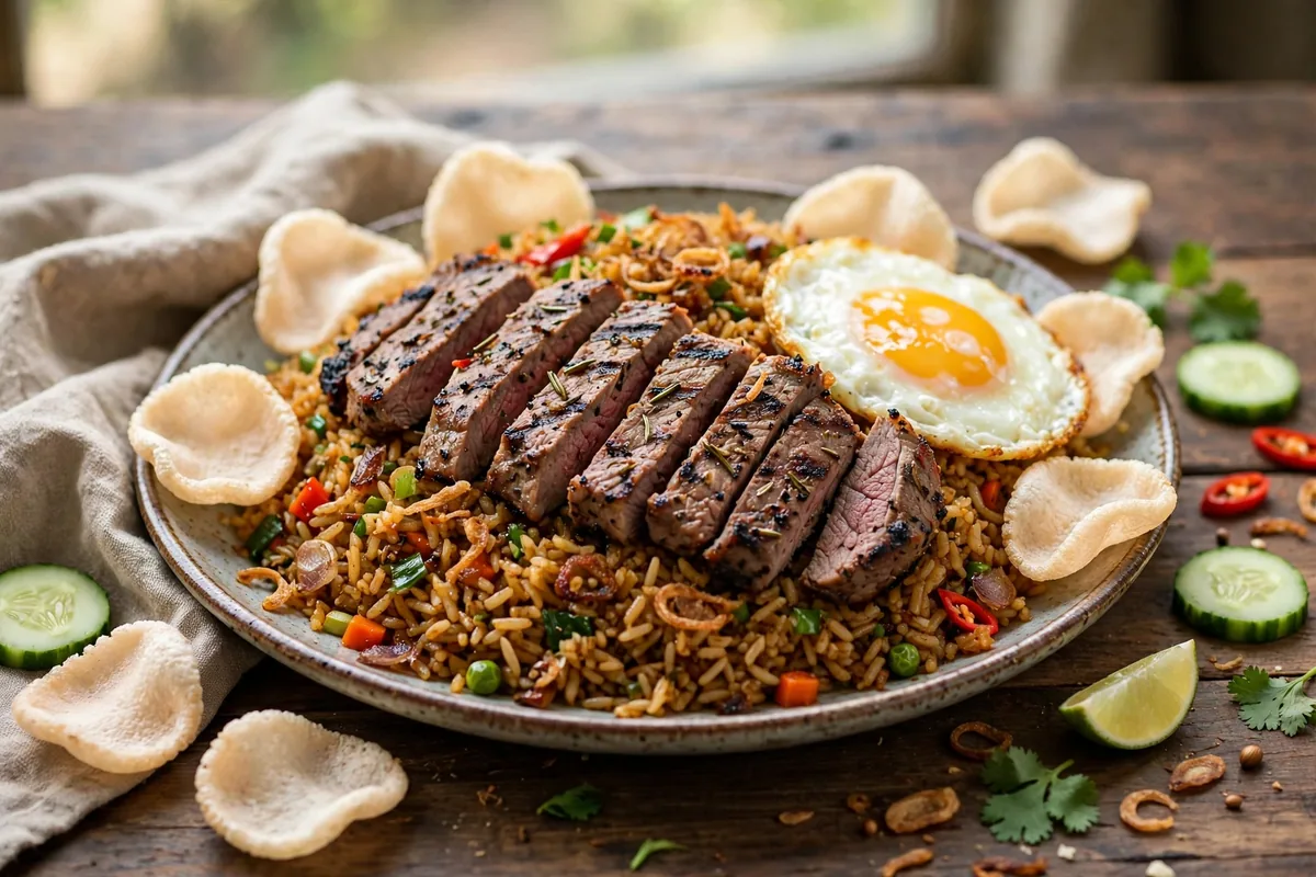 What rice and spaghetti dishes are on the menu card?