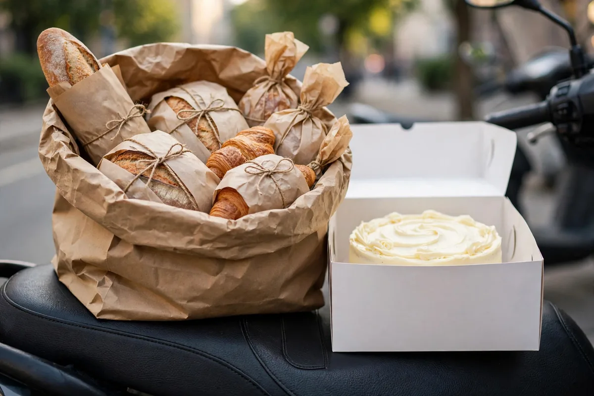 How does RT Pastry online ordering and click and collect work?