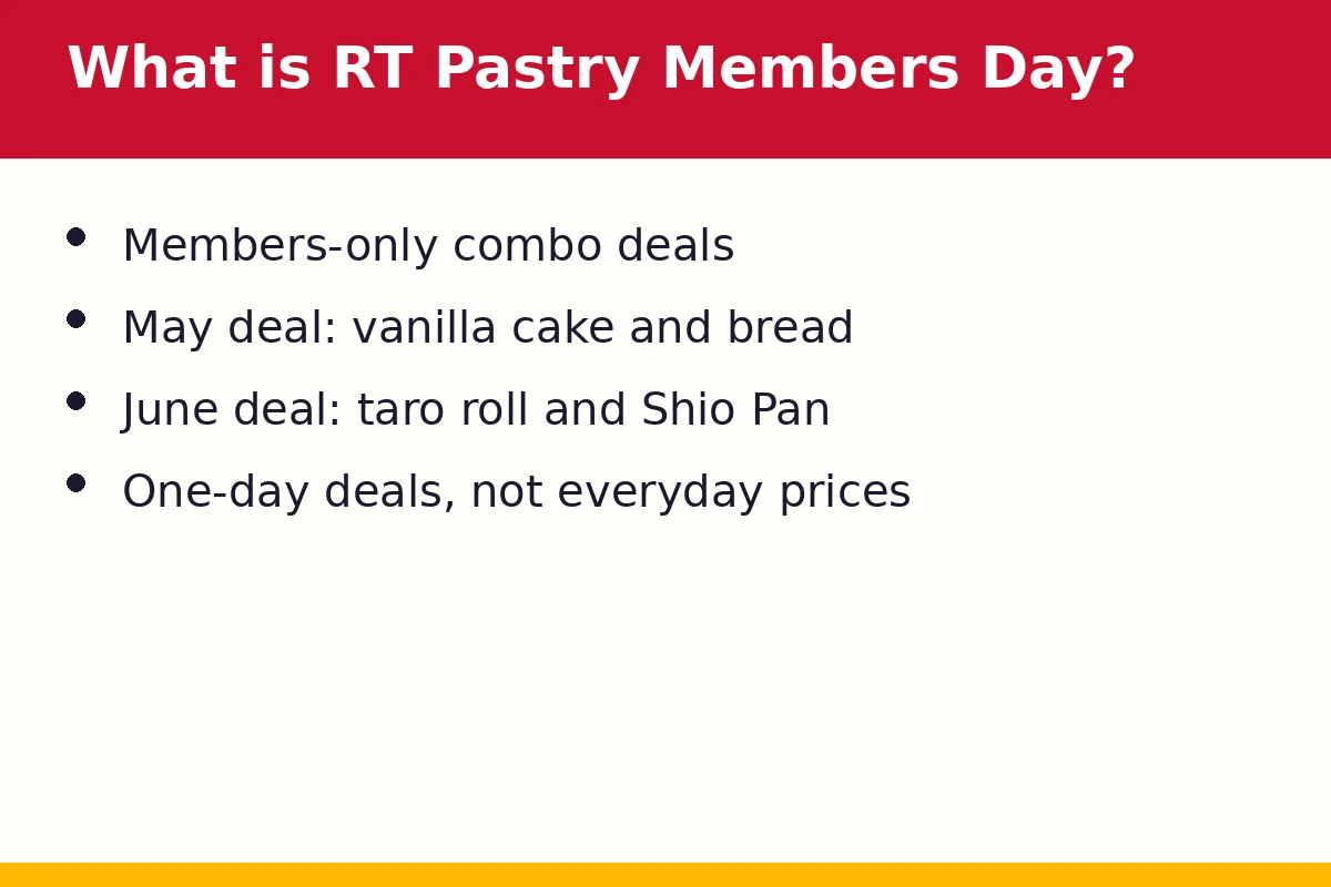 What is RT Pastry Members Day?