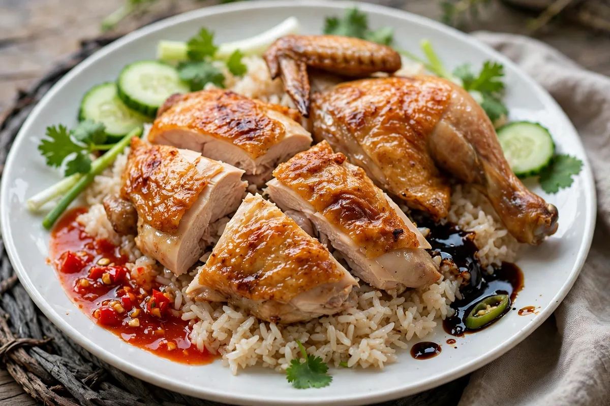 Is steamed or roast chicken healthier at SCR?