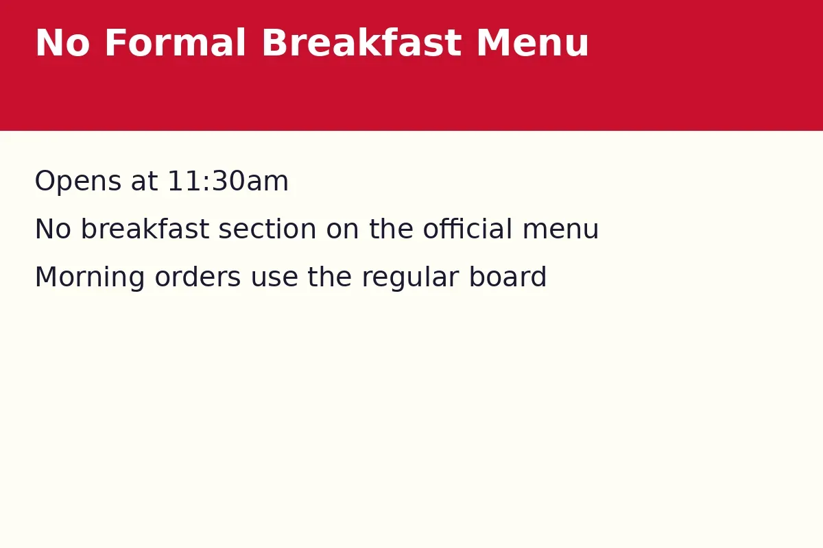 Does Spades Burger serve breakfast in Malaysia?