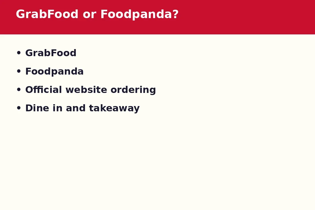 Can you order Spades Burger on GrabFood and Foodpanda?