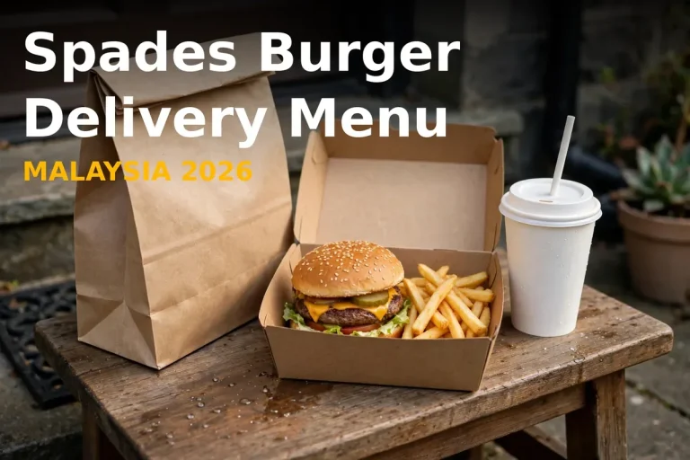Spades Burger Delivery Menu Prices Malaysia 2026